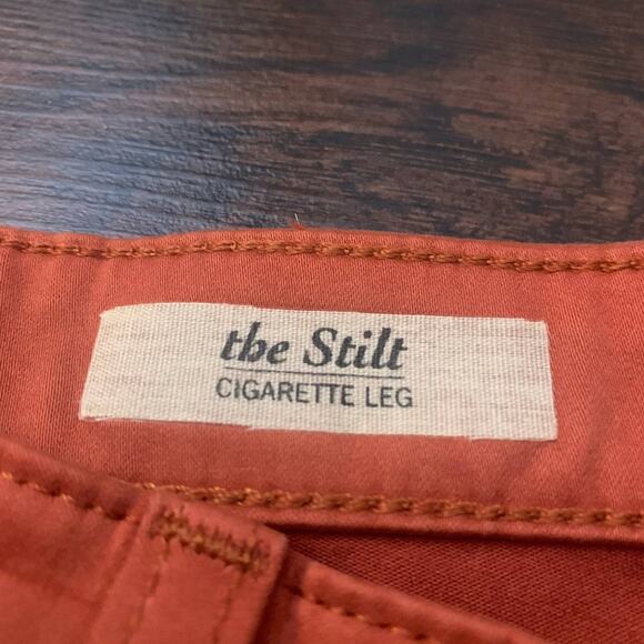 Adriano Goldschmied rusty orange the Stilt cigarette leg jeans size 29 - Picture 7 of 12